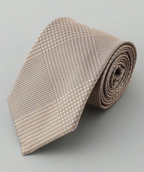 GOTAIRIKU別注【日本製】シルク ネクタイ_格子柄