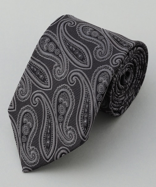 GOTAIRIKU別注【日本製】シルク ネクタイ_ペイズリー柄