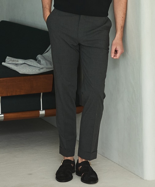 26年新作【ストレッチ/シワになりにくい/洗える】ハイパーストレッチ DRESS パンツ