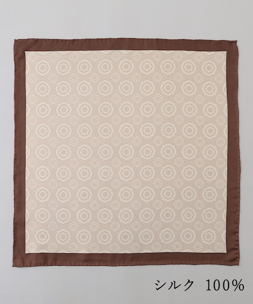日本製【シルク100％】オリジナル柄チーフ（26年春夏）