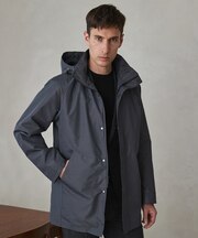 ダウンライナー装着可【仕事で着用可】メランジシャンブレー スプリングブルゾン(26年モデル)