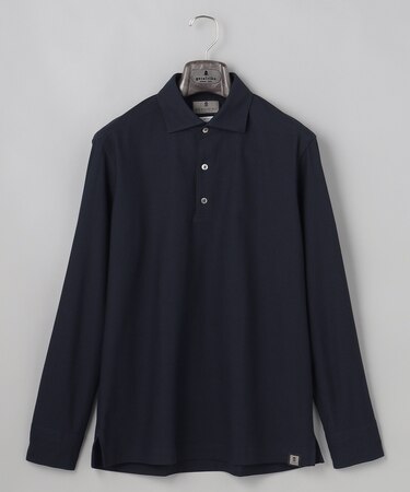 あのBIZポロが 長袖に【仕事で着られる】キレイめ 鹿の子 ビズポロシャツ_ロング