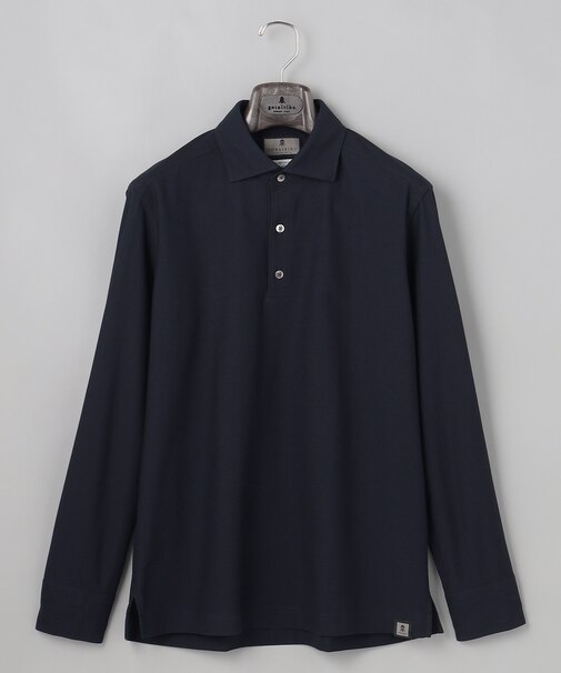 あのBIZポロが 長袖に【仕事で着られる】キレイめ 鹿の子 ビズポロシャツ_ロング
