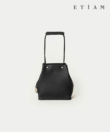 【ETIAM】シュリンク ドローストリングバッグ《Cocoon》