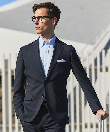 セットアップ対応【ウォッシャブル/シワになりにくい/ストレッチ】ウォッシャブル ウールジャケット(26年モデル)