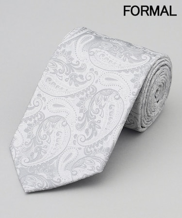 【WEAR BLACK】フォーマル用_ペイズリー ネクタイ