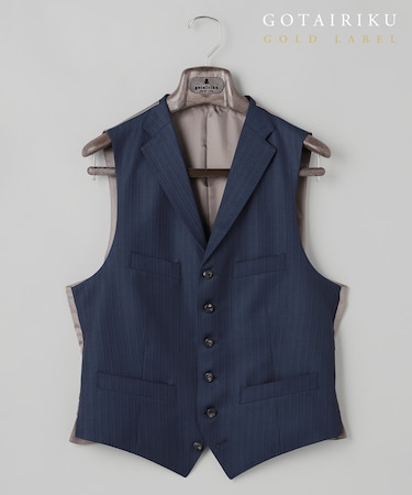 GOLD LABEL【DORMEUIL/ドーメル】インペリアルジェイド 通年スーツ_ネイビー
