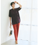 【WEB限定カラーあり/洗える/撥水加工】TRギャバ テーパード パンツ