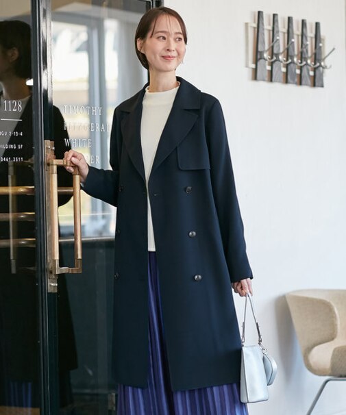 【XSサイズ~】トロトレンチ ロング丈コート