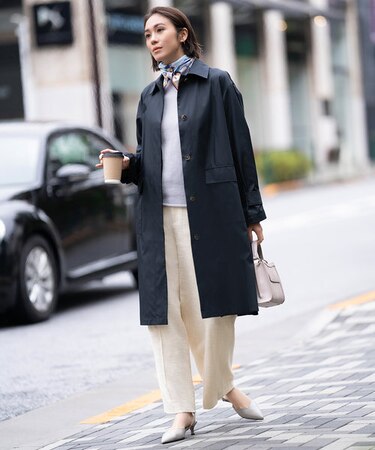 【XSサイズ~/洗える】リバーメモリー ステンカラーコート