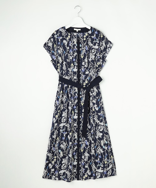 【ご好評につき追加生産・新色追加】ハーバルフロープリント ワンピース