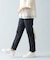 【撥水加工・洗える】ライトモクロディテーパード パンツ