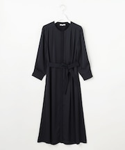 【WEB&一部店舗限定】【洗える】ハーバルフロープリント8分袖 ワンピース