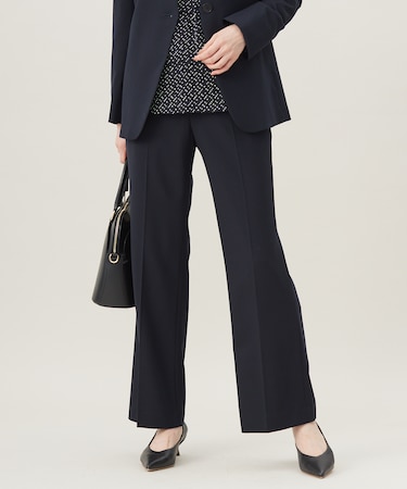 【セットアップ対応・洗える】ウールブレンドセットアップ パンツ