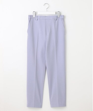 【撥水加工・洗える】TRギャバ裏起毛テーパード パンツ