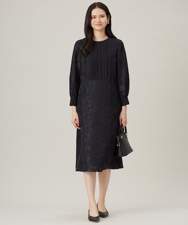 【洗える】オパールプリント ワンピース