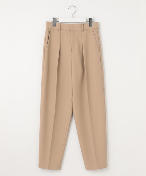 【洗える】オックスストレッチテーパード パンツ