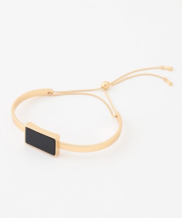 スクエアーガラス バングル