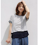 【WEB限定・洗える】ニットソーボーダー トップス