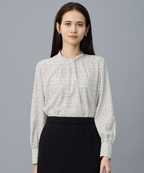 【カタログ掲載・セットアップ対応】ライトサテン ブラウス