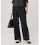 【WEB限定カラーあり・撥水加工・洗える】TRギャバストレート パンツ