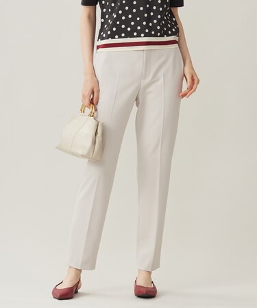 【WEB限定カラーあり・撥水加工・洗える】TRギャバテーパード パンツ