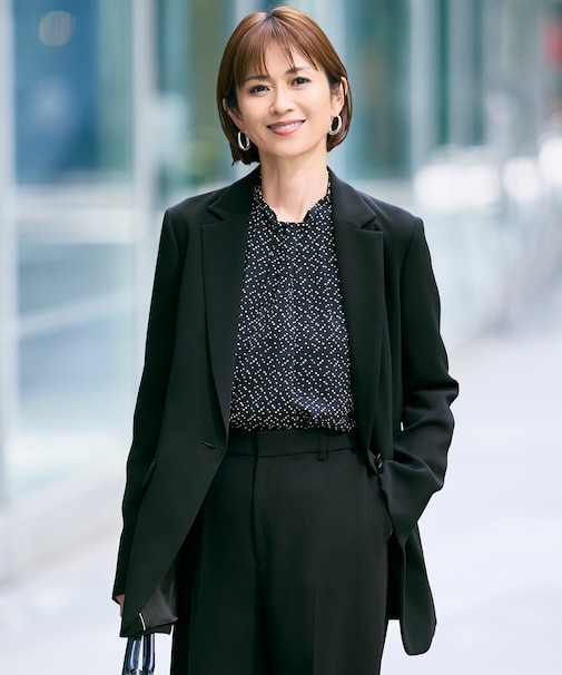 【セットアップ対応・洗える】トリアセダブルクロステーラード ジャケット