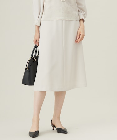 【セットアップ対応】トリアセダブルクロスフレア スカート