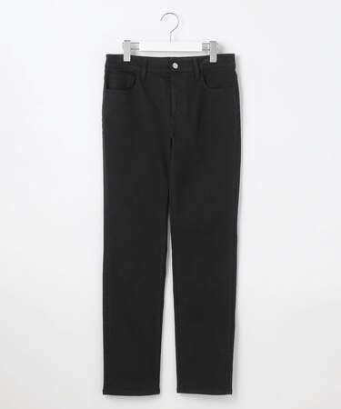 【洗える】365デニムスリムストレート パンツ