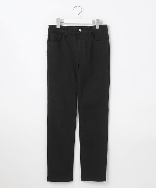 【洗える】365デニムスリムストレート パンツ