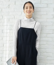 【洗える】ベアテレコボトルネック カットソー