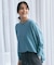 【WEB限定カラーあり・洗える】レーヨンストレッチ ニットT