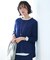 【WEB限定カラーあり・洗える】レーヨンストレッチ ニットT