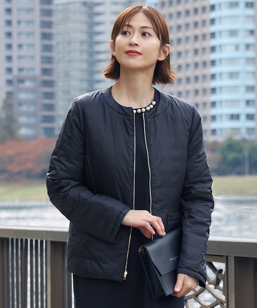 【洗える】リバーシブルライトダウン ジャケット