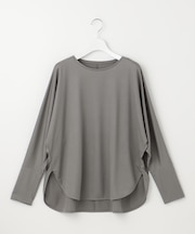 【洗える】ブラウスライクジャージー カットソー