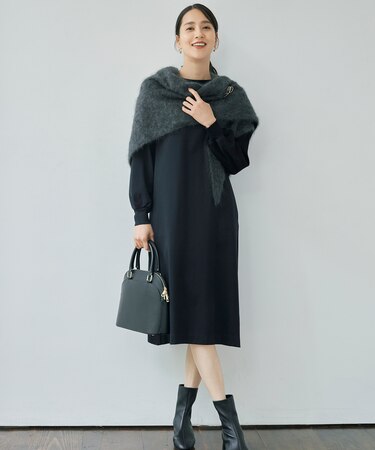【洗える】エアーポンチ ワンピース