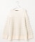 【PREMIUM KNIT COLLECTION】スパンコールコンビ ニット