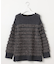 【PREMIUM KNIT COLLECTION】スパンコールコンビ ニット