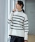 【WEB限定カラーあり・洗える】ウールカシミヤブレンドハイネック ニット