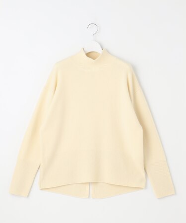 【WEB限定カラーあり・洗える】ウールカシミヤブレンドハイネック ニット