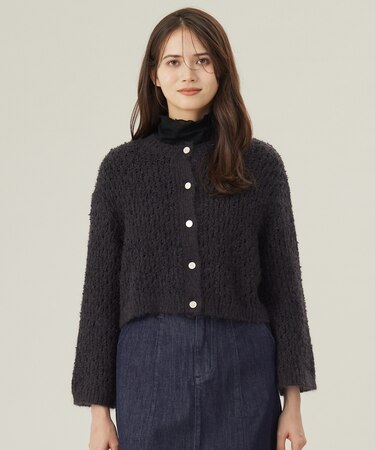 【カタログ掲載】テープヤーン カーディガン