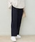 【洗える】ライトフィールジャージーワイドストレート パンツ