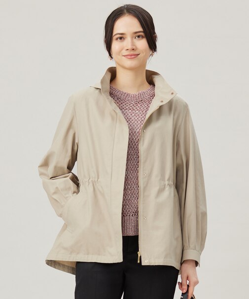 【カタログ掲載・撥水加工・洗える】コットンナイロンタッサー ブルゾン