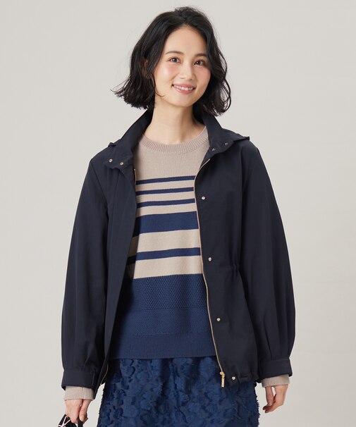 【カタログ掲載・撥水加工・洗える】コットンナイロンタッサー ブルゾン