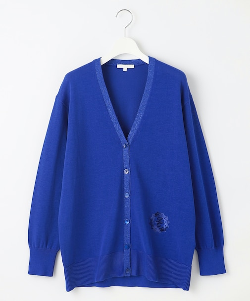 【カタログ掲載・洗える】エンブレムニット カーディガン