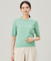 【アンサンブル対応・洗える】アセテートコットンプルオーバー ニット