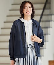 【洗える】メッシュ ブルゾン