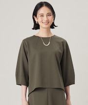 【セットアップ対応・洗える】ブークレダンボール カットソー