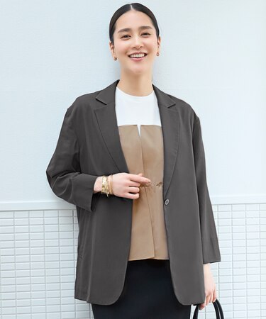 【洗える】ライトシャツ ジャケット