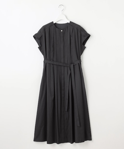 【洗える】シルキータック ワンピース